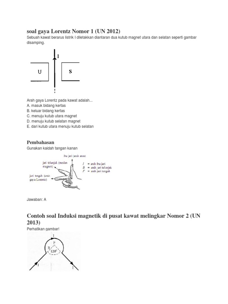 Kemagnetan Pembahasan Kelas 12