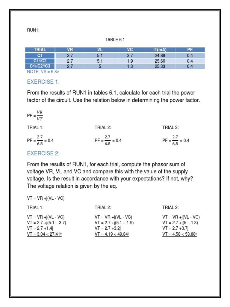 Clabexpt 6 Series And Parallel Circuits Electrical Network