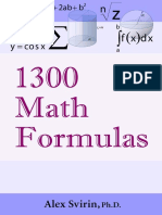 Mathematic Formulas