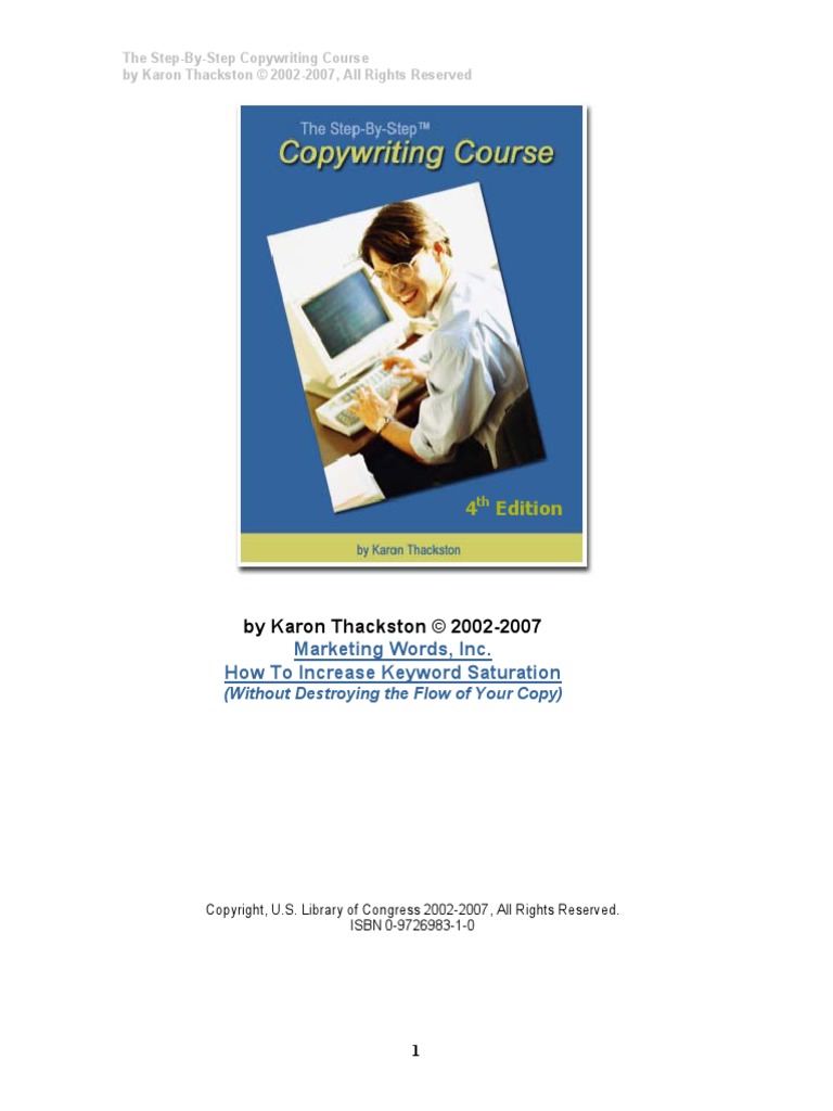 The Step-by-Step Copywriting Course PDF | PDF | Target Audience | Internet