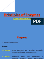 Principles of Enzymes: (Plant Biochemistry)