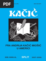 Fra Andrija Kacic Miocic U Americi PDF | PDF
