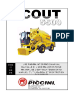 Piccini Scout 5500 Autohormigonera