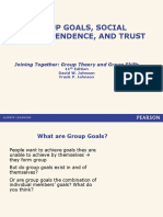 Group Goals, Social Interdependence, and Trust