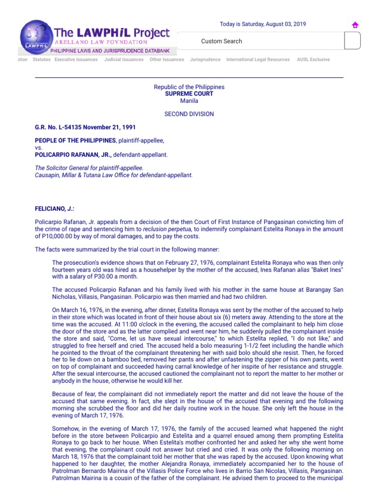 People Vs Rafanan | PDF | Hallucination | Schizophrenia