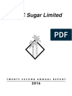 Sbec Sugar Annual Report - 2016 Final