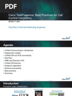 BRKEVT-2801 Best Practices for Call Manager Integration