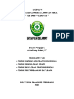 Modul 6 Praktek K3 Job Safety Analysis JSA PDF