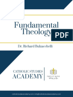 Catholic Studies Academy Fundamental Theology Course Workbook