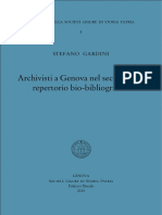 Arquivo de Genova Século XIX