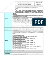 Informe Auditoria de Calidad 2015
