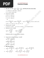 09 01 Properties of Triangles PDF