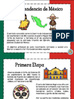 La Independencia de México en Diseños Por Etapas