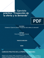 Evidencia 5 EJERCICIO PRACTICO PORYECCION DE  LA OFERTRA Y LA DEMANDA.pptx