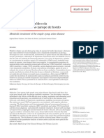 Relato de caso sobre tratamento metabólico da doença da urina do xarope de bordo (MSUD