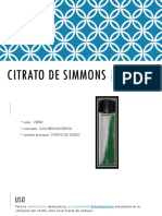 Citrato de Simmons