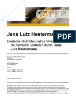 Jens Lutz Hestermann Erfahrungen - Goldbestand Goldproduktion Goldangebot Wertverlust Gold