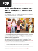 Bncc Na Pratica Como Garantir o Direito de Expressar Na Educacao Infantilpdf