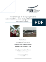 The Challenge of Changing Towards Sustainability: A Case Study of The Bangladeshi Garment Industry