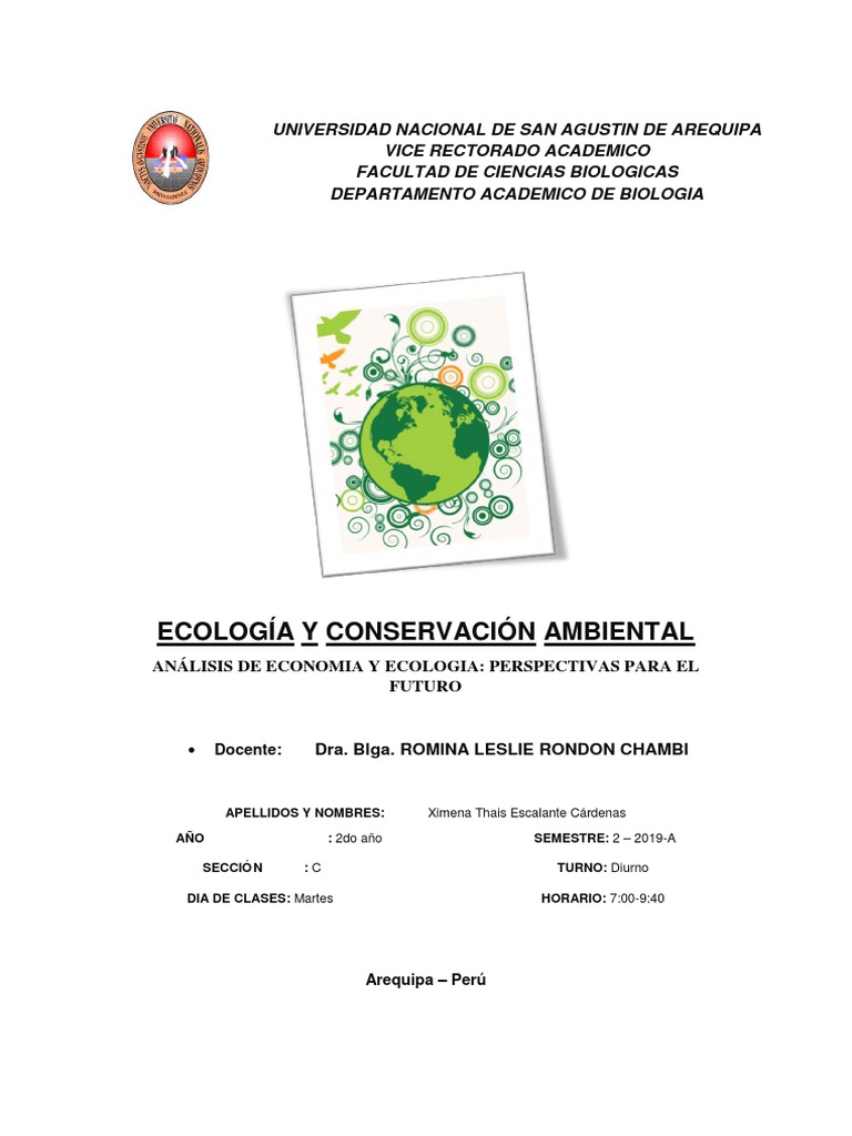 ECOLOGIA | PDF | Ecología | Entorno natural