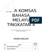 Nota Komsas BM Tingkatan 4