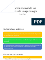 Anatomía Normal de Los Estudios de Imagenología