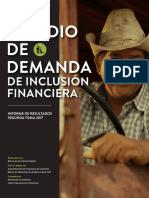 Estudio DE Demanda: de Inclusión Financiera