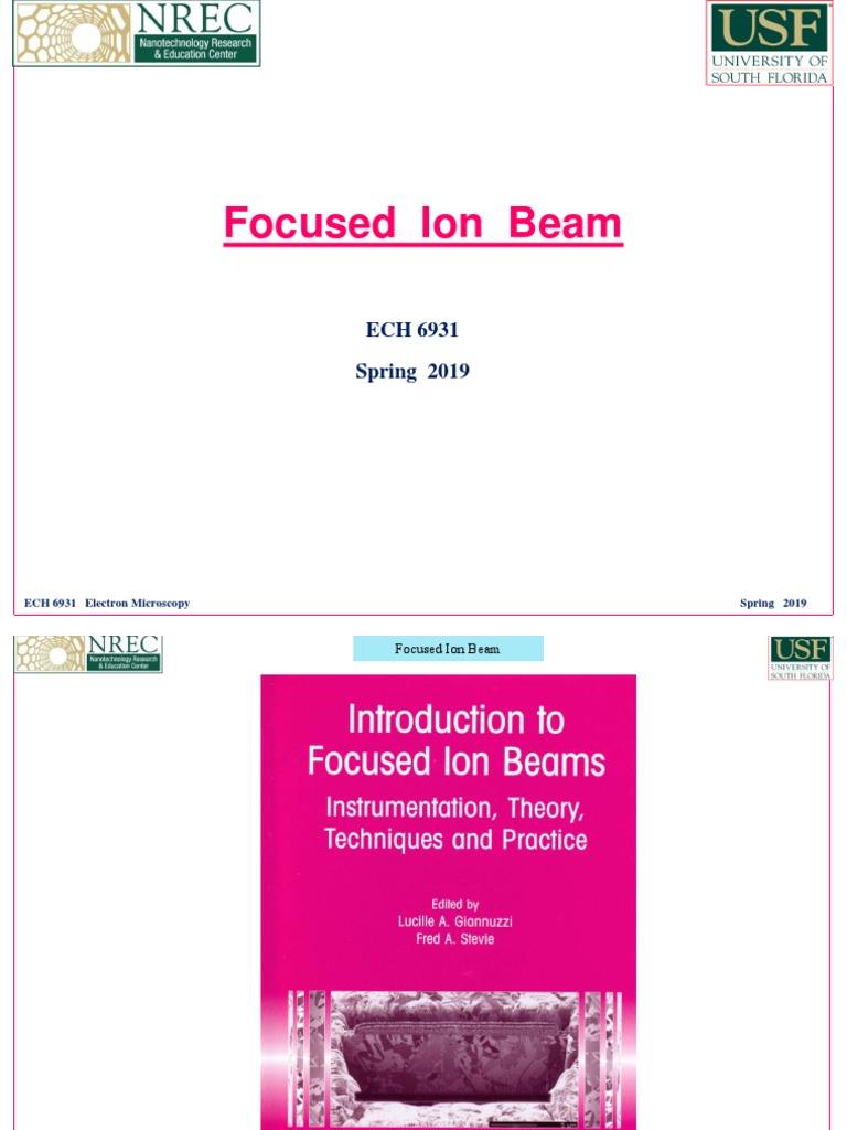 Focused Ion Beam | Download Free PDF | Sputtering | Scanning Electron ...