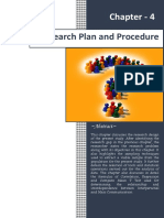 Research Plan and Procedure: Chapter - 4