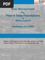 2018 11 Presentation Slides Risk Management For Deep Foundations Martin Larisch PDF