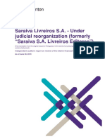 Saraiva Livreiros S.A. - Under Judicial Reorganization (Formerly "Saraiva S.A. Livreiros Editores")