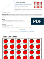 Apple Grid Game: Get Game Instructions, Suggested Supplies & MORE Grid Games