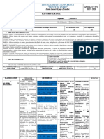 Plan curricular de matemáticas 4to grado