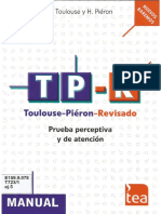 Manual de La Prueba Perceptiva y de Atención de Toulouse y H. Piéron - Revisado