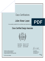 Cisco Certifications Julian Alvear Lopez: Cisco Certified Design Associate