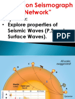 Objective: Seismic Waves (P, S and Surface Waves) .: - Explore Properties of