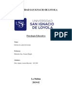 Informe de Control de Lectura