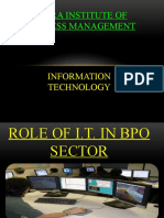 Role of It in Bpo