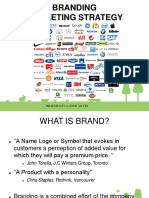 Branding Marketing Strategy: Presented By: Gayatri Adluri