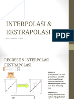 Interpolasi Ekstrapolasi 2019