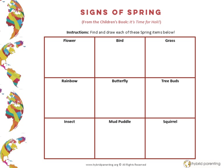 Spring Drawing Activities for Kids | PDF | Wellness