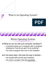 What Is An Operating System?