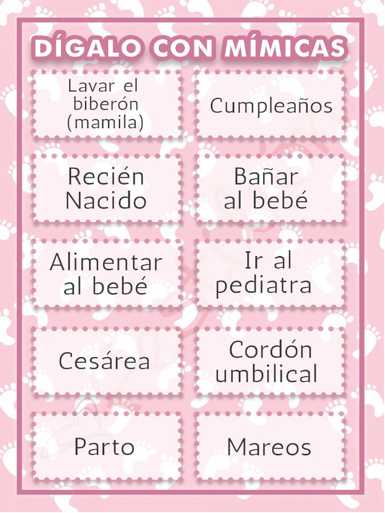 Digalo Con Mimicas | PDF