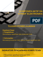 Komponen Aktif Da N Pasif Elektronika