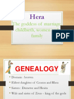 The Goddess of Marriage, Family and Women - Hera