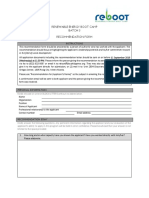 Form 2 - REBOOT Batch 3 Recommendation Form