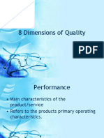 8 Dimensions of Quality