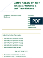 India's 1991 economic reforms overview