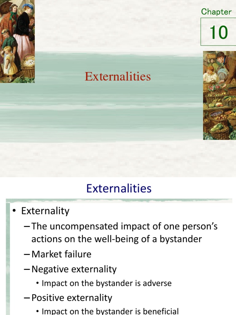 Chapter 10 - Externalities | PDF | Externality | Economic Equilibrium
