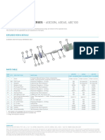 Exploded View and Parts Table Codeline 40E Series